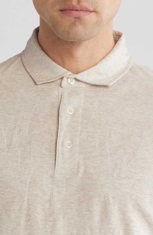 Rodd & Gunn Torbay Cotton Polo In Oatmeal Marble