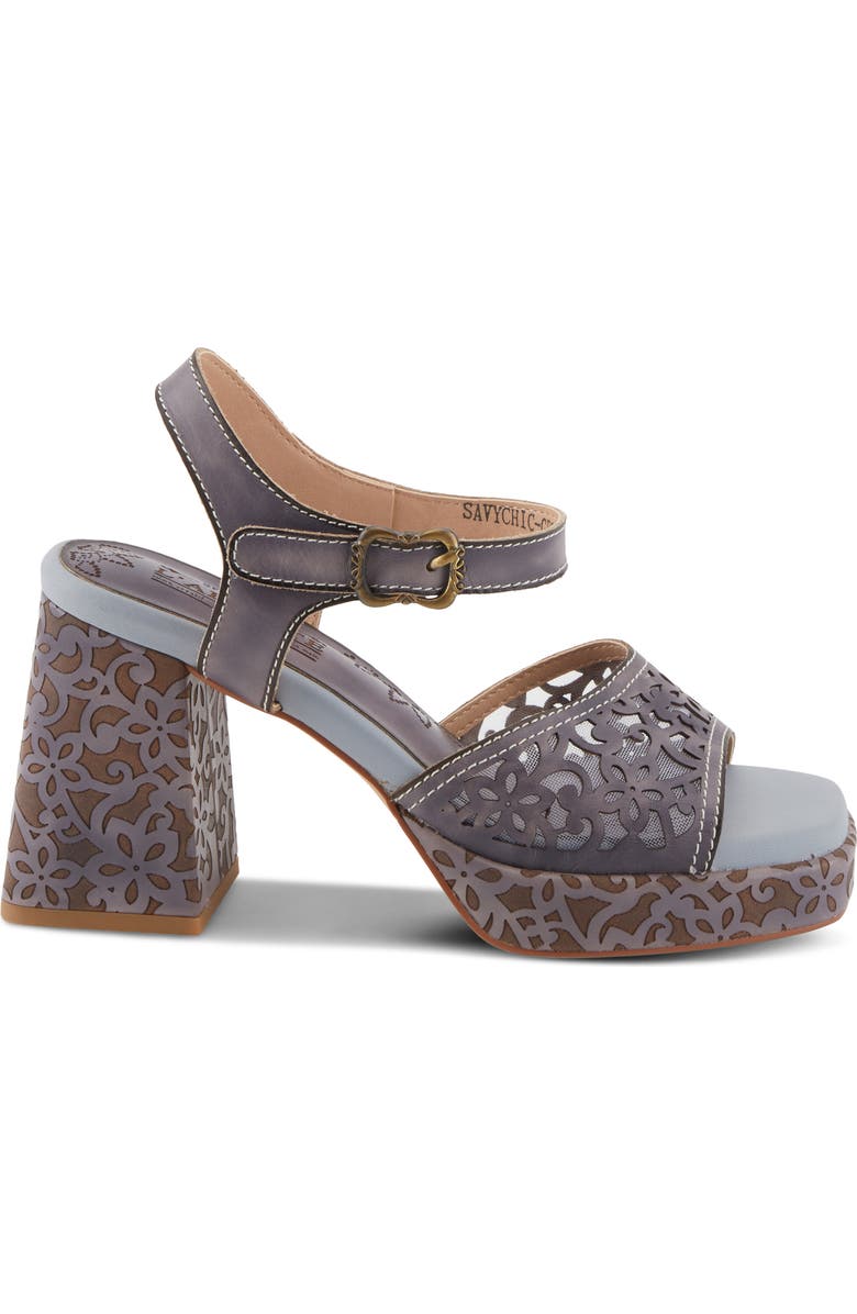 L'Artiste by Spring Step Savychic Square Toe Sandal, Alternate, color,