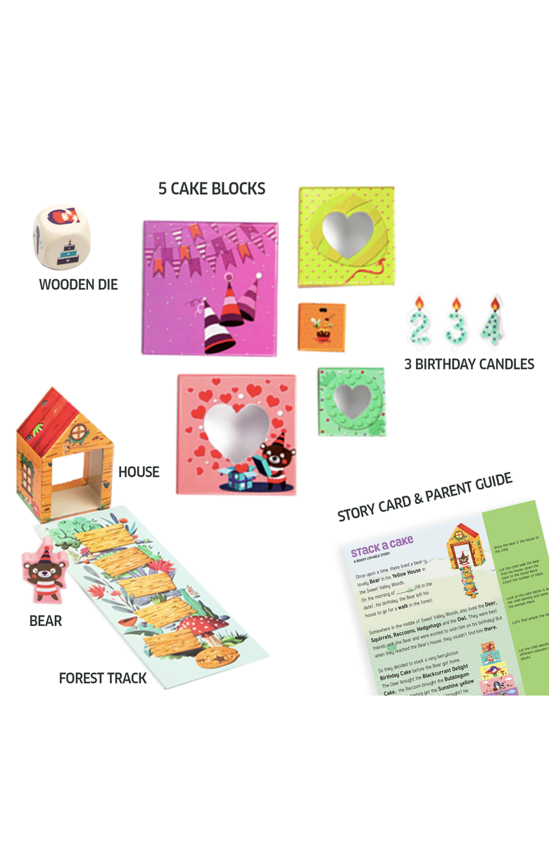 Chalk & Chuckles Stack a cake, Alternate, color, NO COLOR