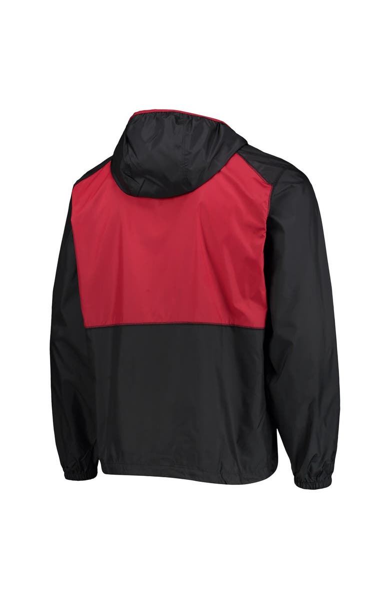 Columbia Men's Columbia Black/Crimson Oklahoma Sooners Flash Forward Hoodie Full-Zip Lightweight Windbreaker, Alternate, color, 