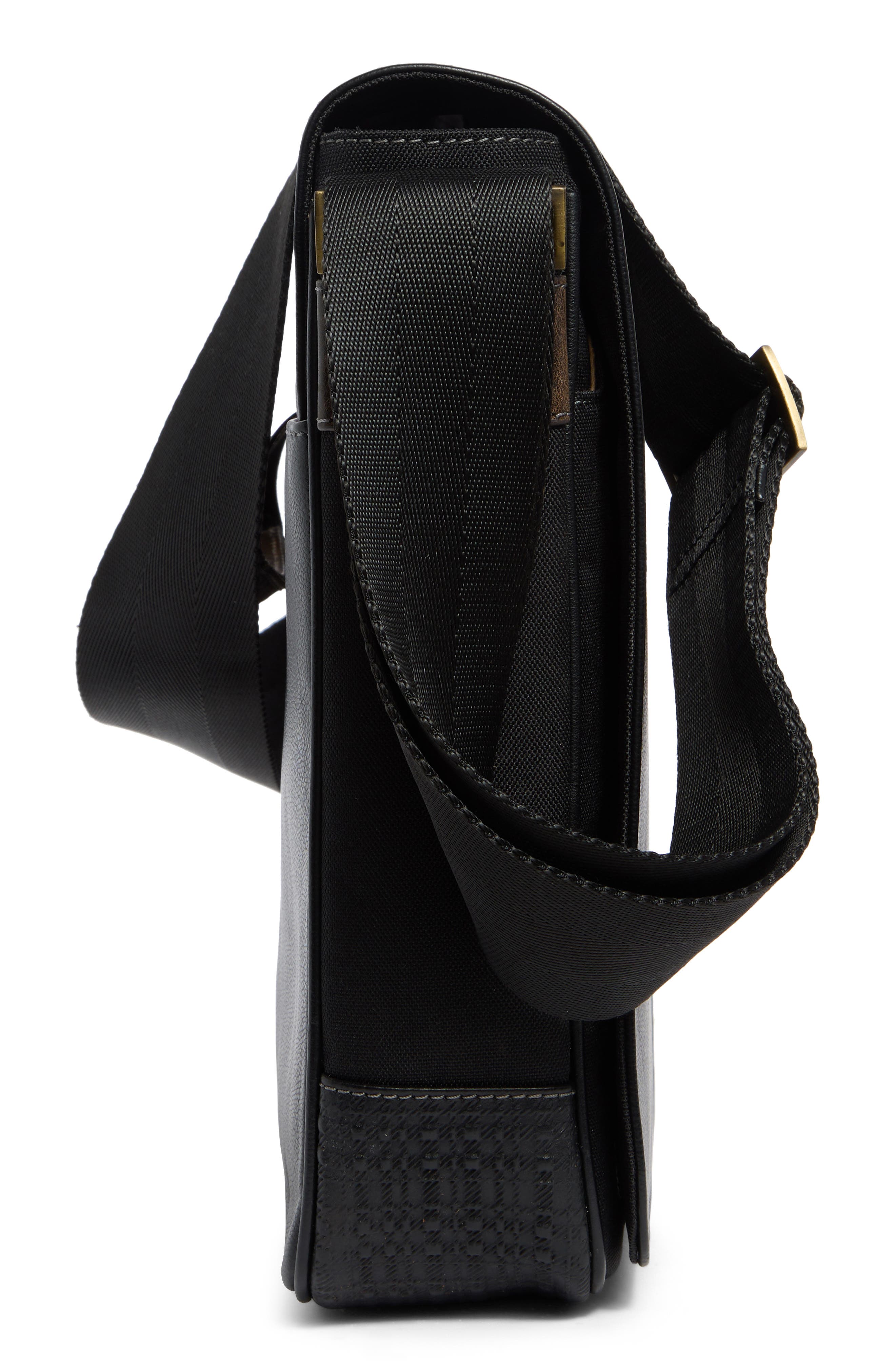 BOCONI Slim Messenger Bag, Alternate, color, Black