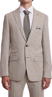 PAISLEY & GRAY Ashton Slim Fit Plaid Sport Coat