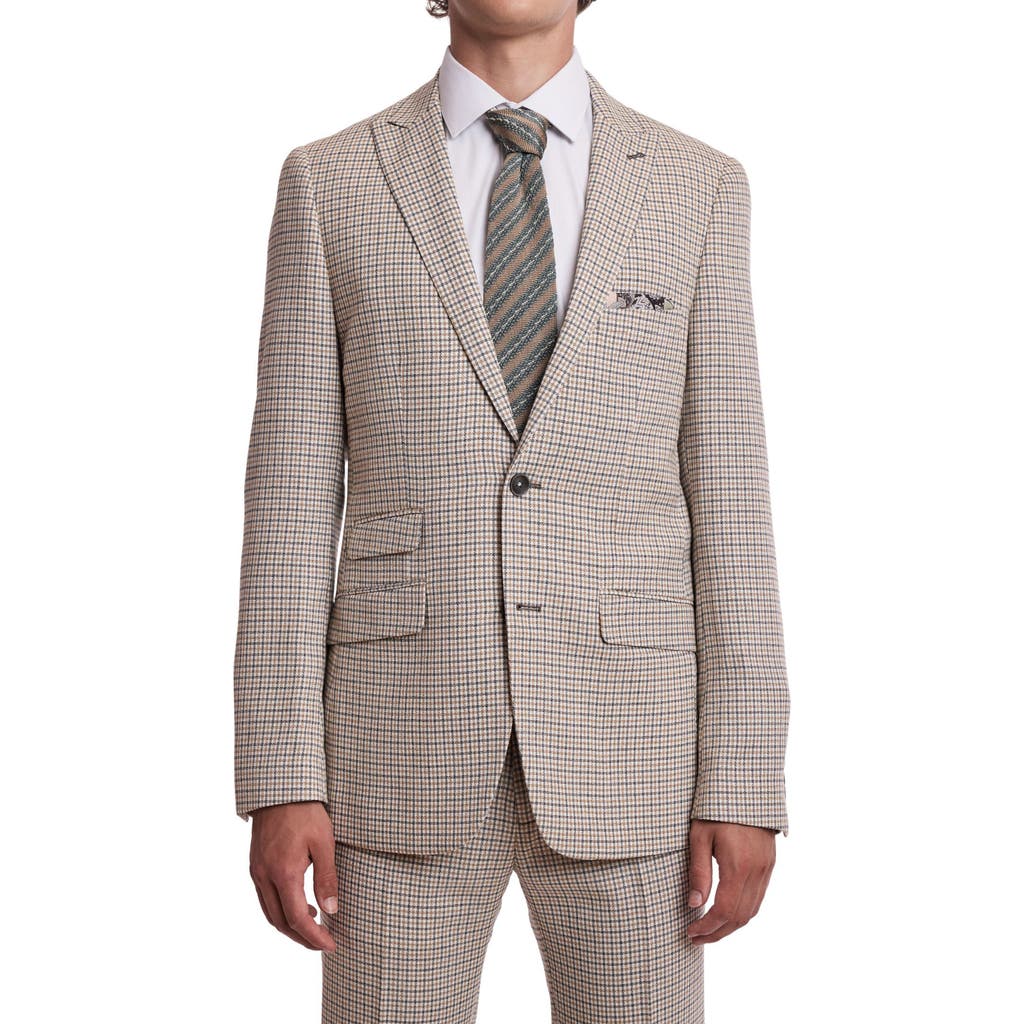 Paisley & Gray Ashton Slim Fit Plaid Sport Coat In Gray