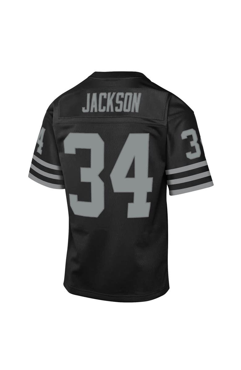 Mitchell & Ness Youth Mitchell & Ness Bo Jackson Black Las Vegas Raiders 1988 Throwback Fashion Jersey, Alternate, color, Black