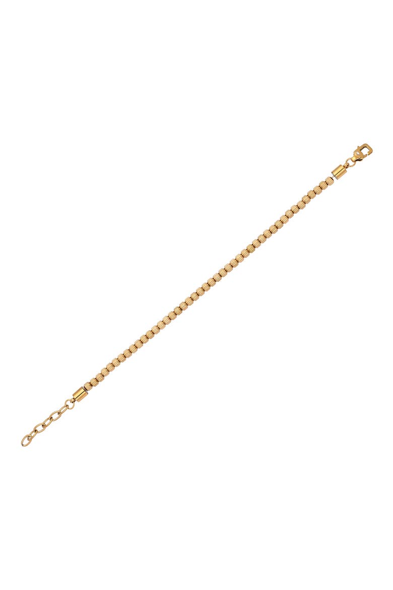 Men's Levi Beaded Bracelet, Alternate, color, GOLD