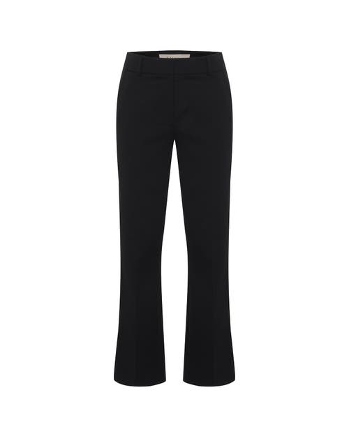 Theo The Label Women's Black Aphrodite Bootcut Pant In Black