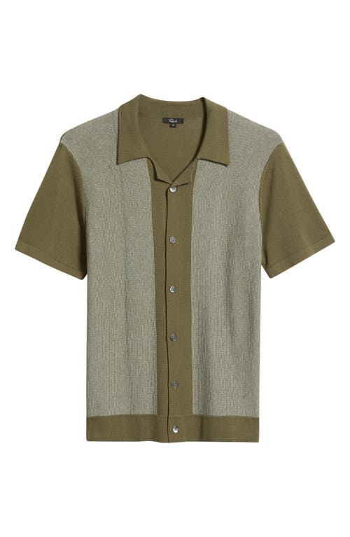 Rails Silas Knit Camp Shirt In Multi