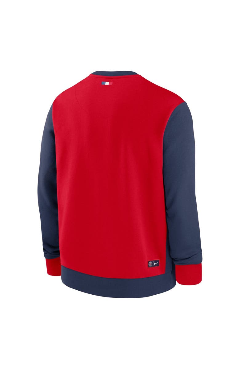 Nike Men's Nike Red Paris Saint-Germain 2023/24 Standard Issue Travel Performance Pullover Sweatshirt, Alternate, color, Red