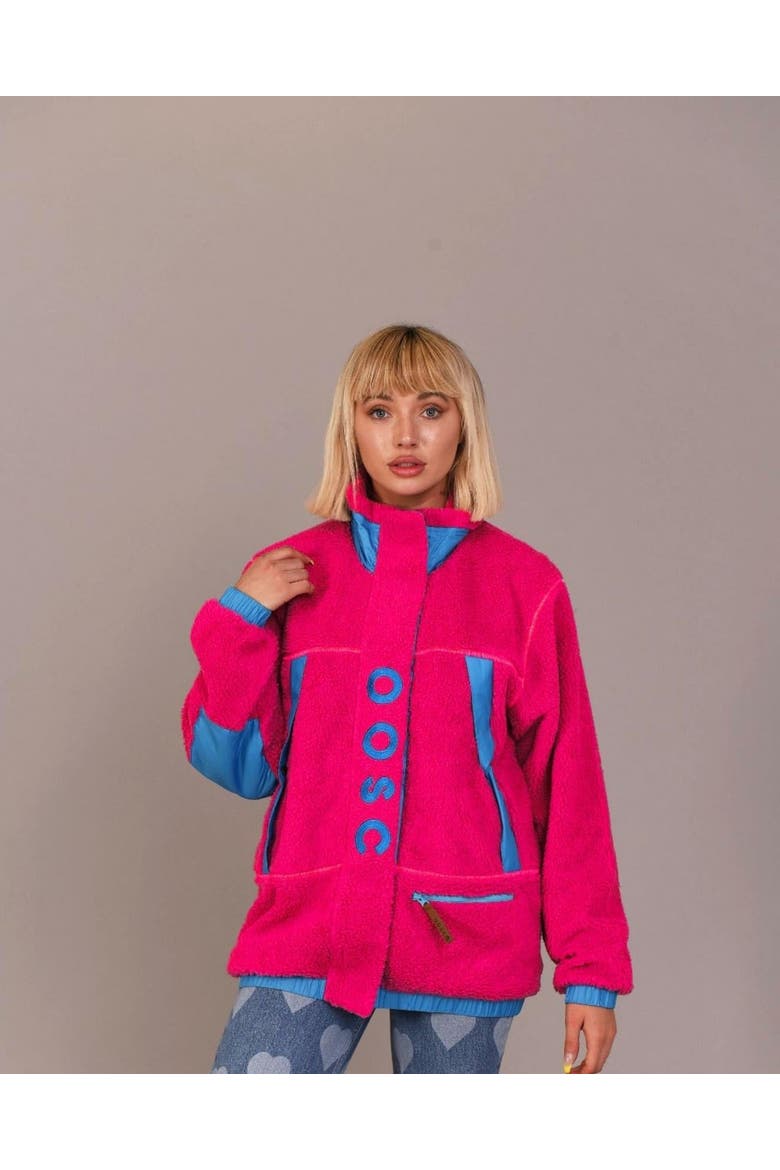 Fleece Jacket - Women's, Alternate, color, Pink, blue
