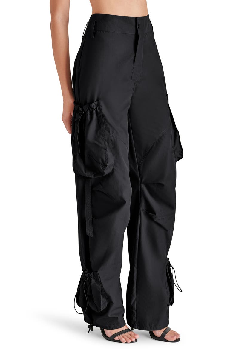 Steve Madden Kylo High Waist Cargo Parachute Pants, Alternate, color,