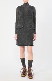 Weekend Max Mara Fringed Sleeveless Shift Dress