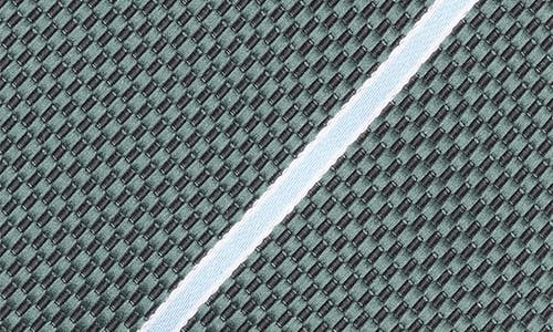 Original Penguin Carow Stripe Tie In Green