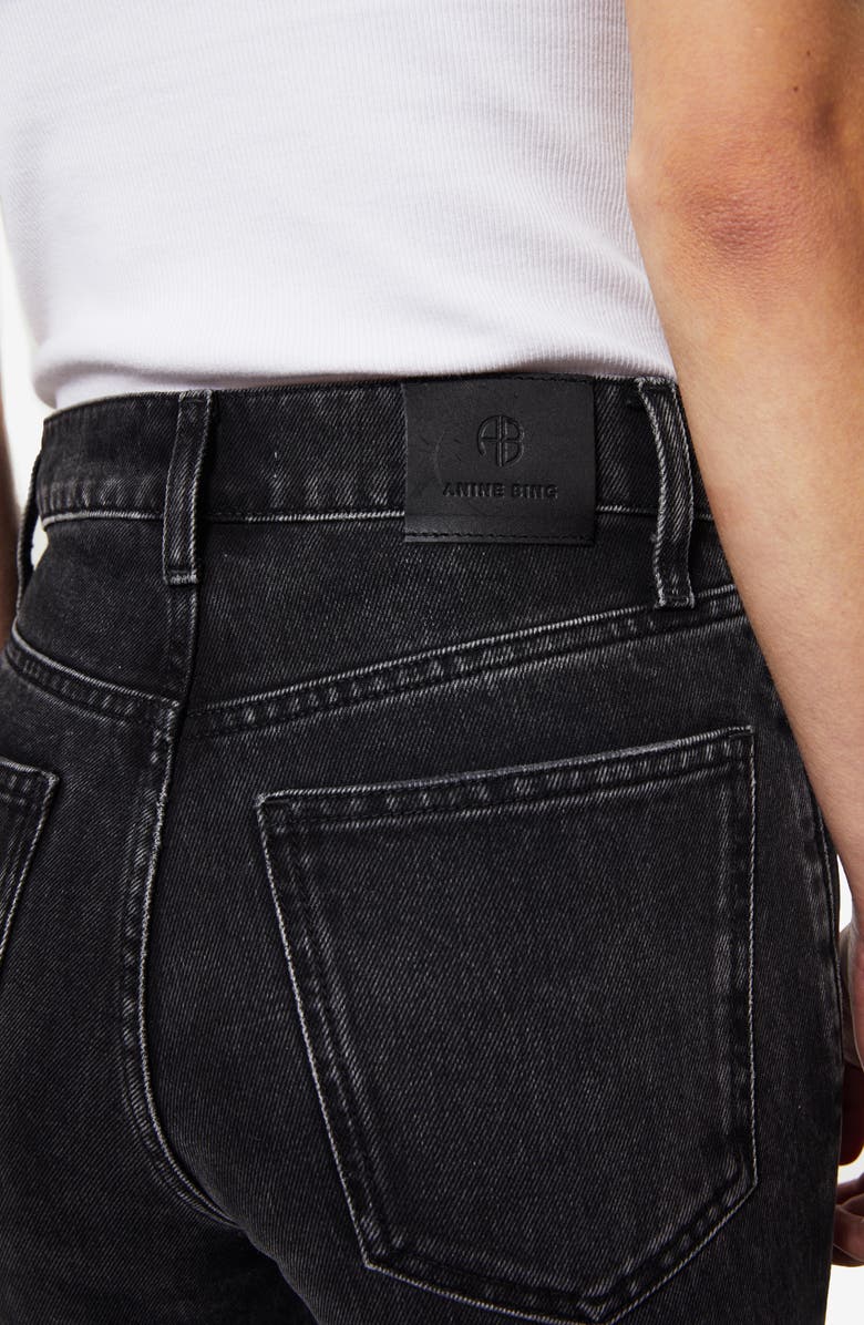 ANINE BING Sonya High Waist Slim Jeans, Alternate, color, 