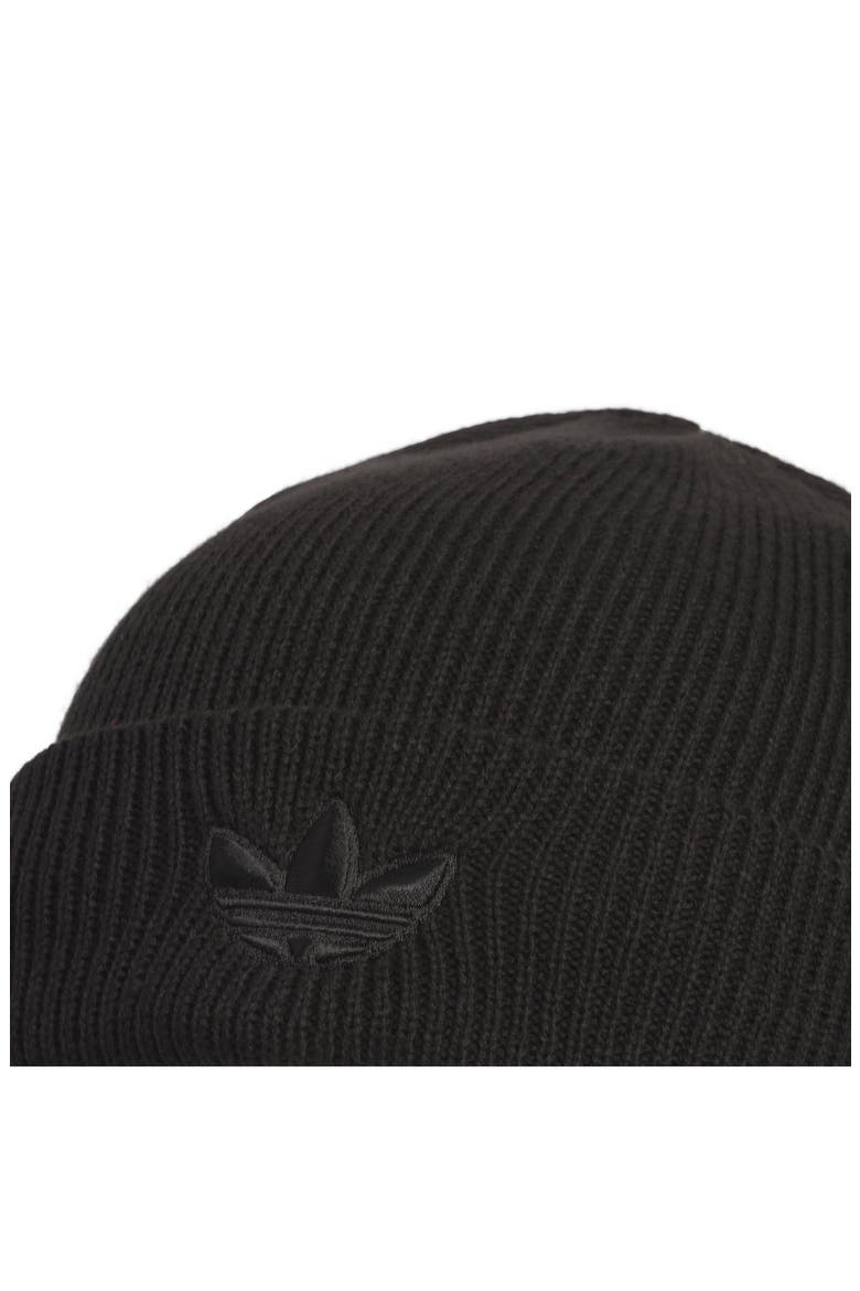 Trefoil Beanie, Alternate, color, BLACK/ BLACK