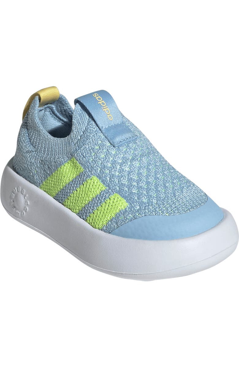 adidas Kids' Bubblecomfy Sneaker, Main, color, Clear Sky/ Yellow/ Orange