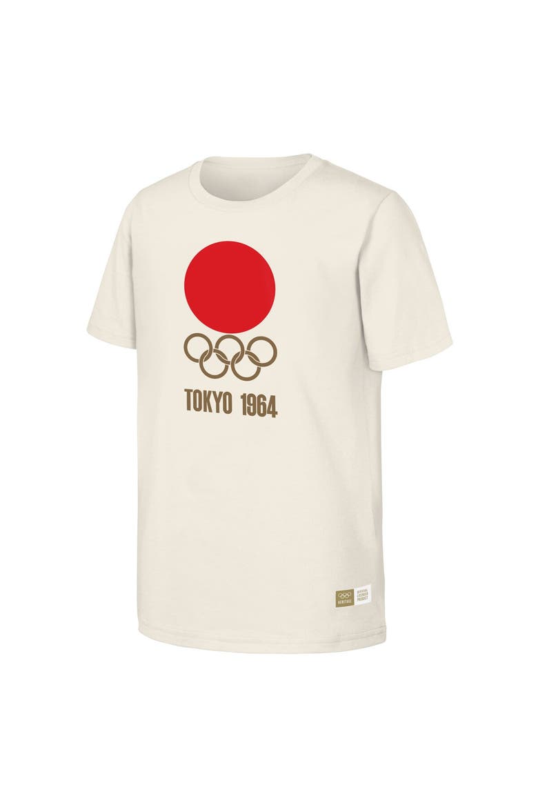 Men's  Natural 1964 Tokyo Games Olympic Heritage T-Shirt, Alternate, color, Natural