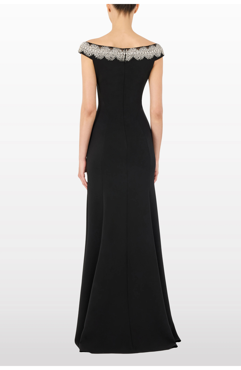 Jenny Packham Azalea Gown, Alternate, color, Liquorice