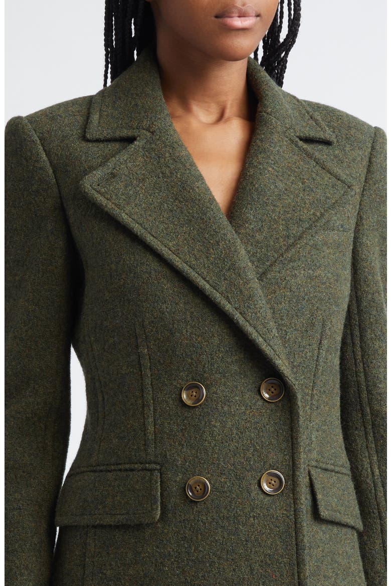 Duran Virgin Wool Coat, Alternate, color, CYPRESS