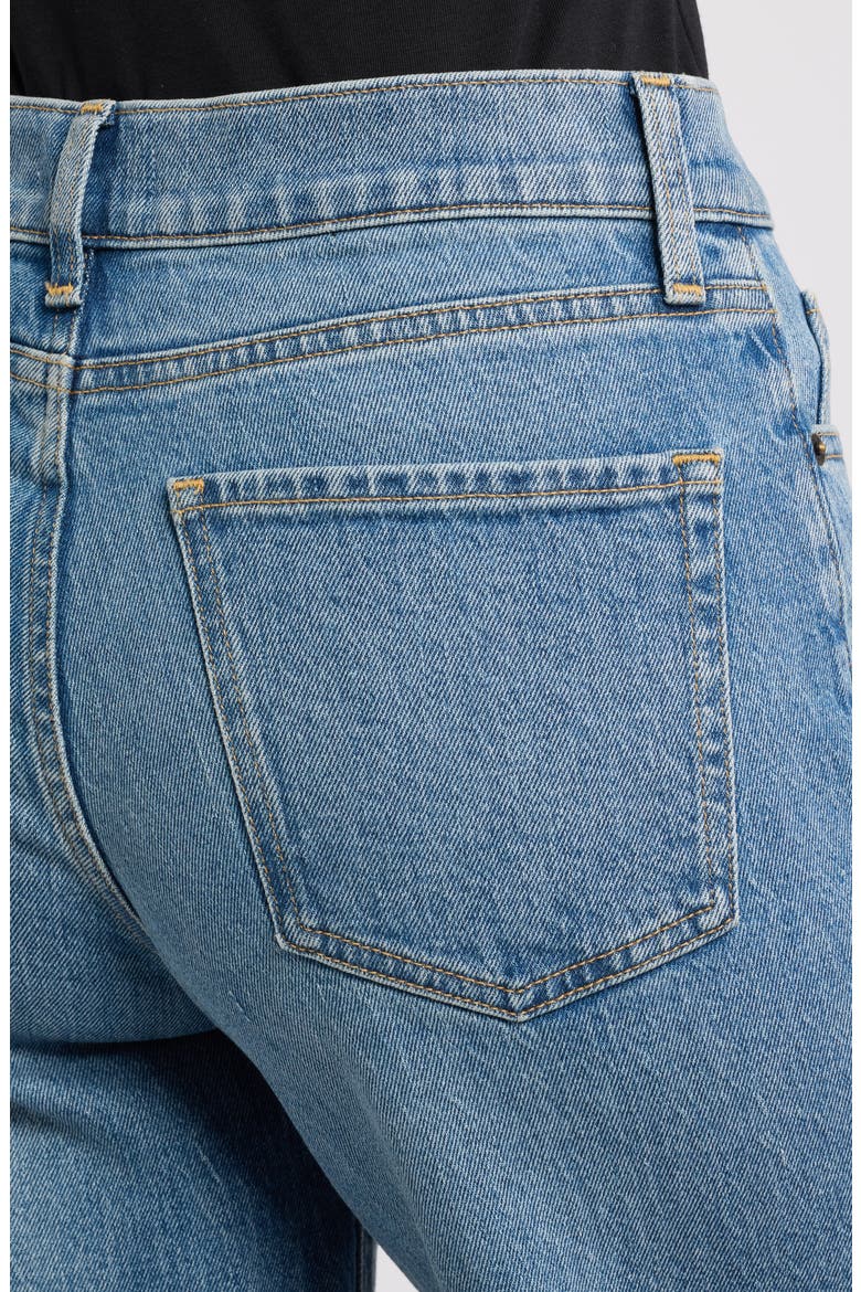 High Waist Wide Leg Jeans, Alternate, color, DENNY WASH