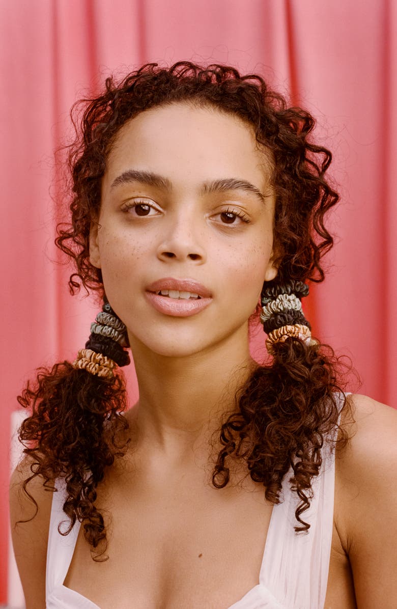 slip Pure Silk 4-Pack Skinny Scrunchie Ornament $34 Value, Alternate, color, Sweetie Pie