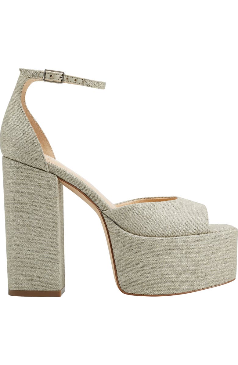 Marc Fisher LTD Della Ankle Strap Platform Sandal, Alternate, color,