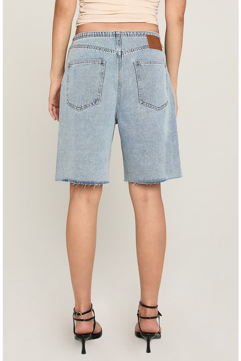 Dani Berlin Tie Waist Denim Shorts, Alternate, color, BERLIN