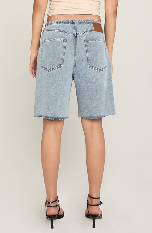 Unpublished Dani Berlin Tie Waist Denim Shorts In Blue