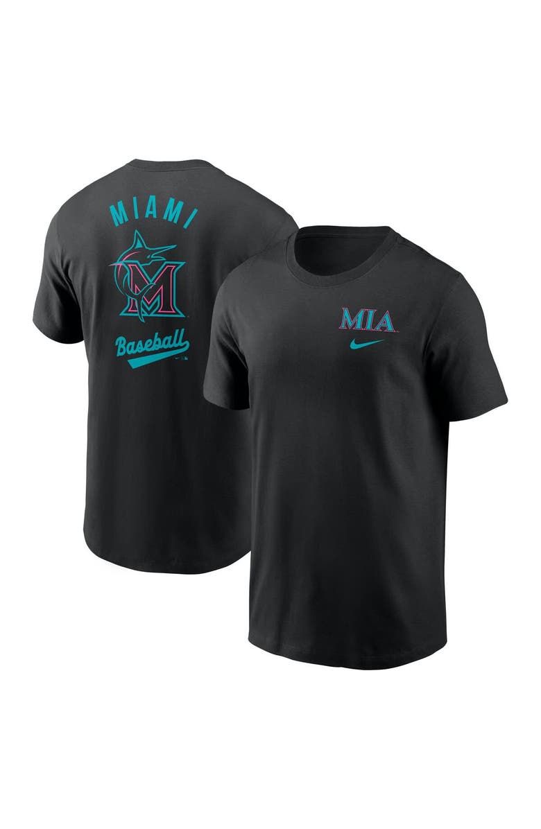 Nike Men's Nike Black Miami Marlins 2025 City Connect T-Shirt, Alternate, color, Black