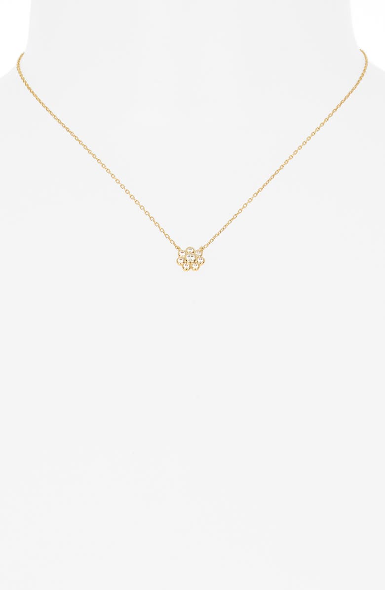 Electric Picks Daisy Cubic Zirconia Pendant Necklace, Alternate, color,