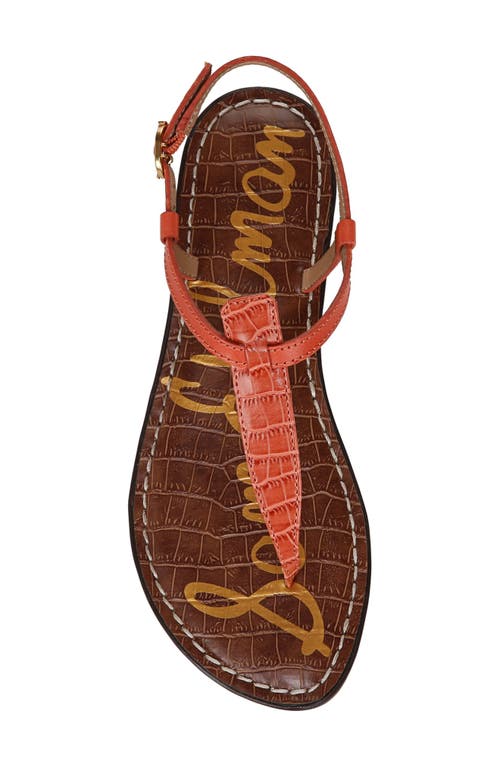 Sam Edelman Gigi Sandal In Orange Sunrise