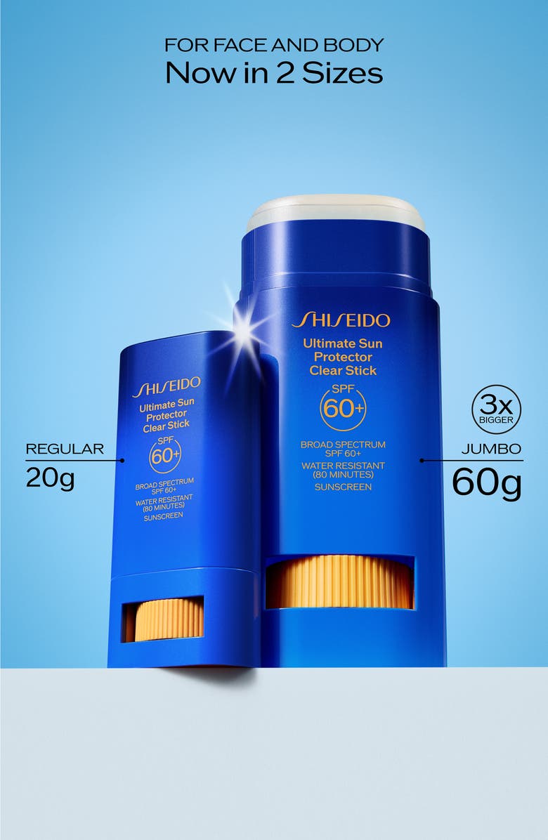 Shiseido Ultimate Sun Protector Clear Stick SPF 60+, Alternate, color,