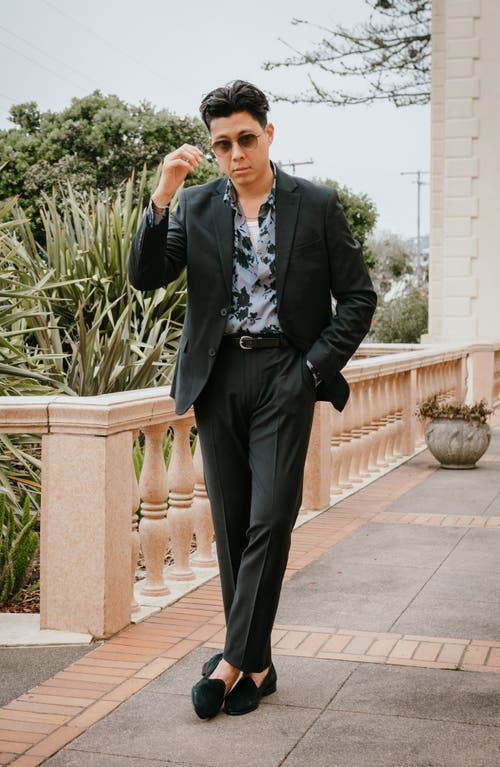 Open Edit Solid Extra Trim Wool Blend Trousers