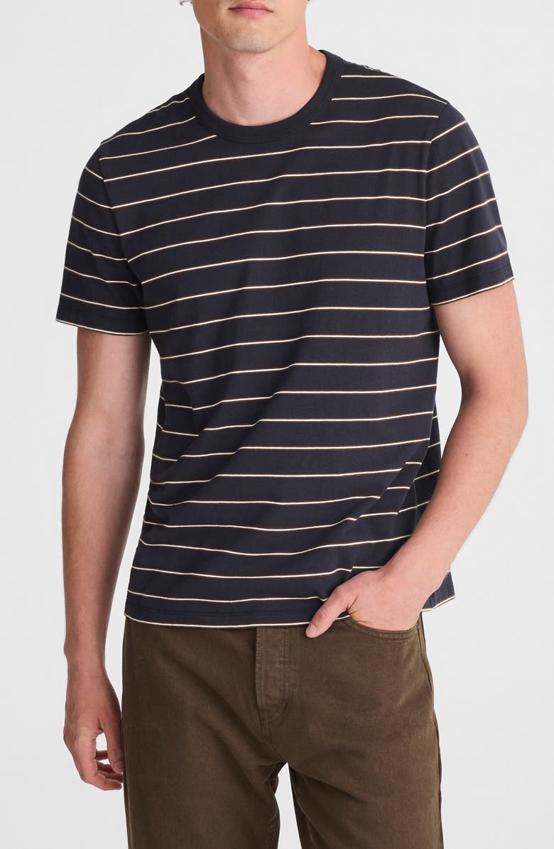 Madewell Allday Garment Dyed Cotton T-Shirt, Main, color, Night Vision