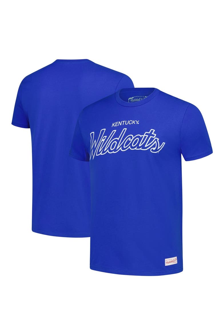 Men's Mitchell & Ness  Royal Kentucky Wildcats Elite Script T-Shirt, Alternate, color, Royal