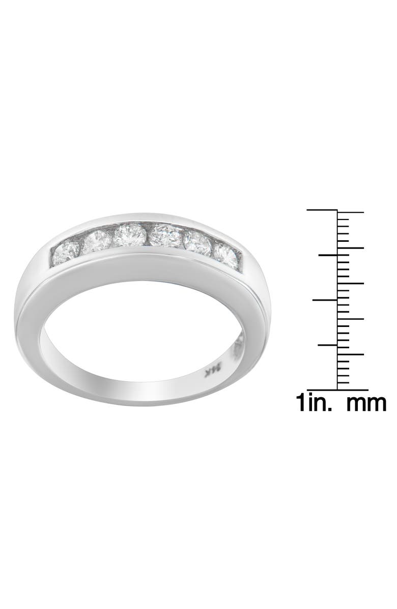 Haus of Brilliance 14K White Gold 3/4ct. TDW Diamond Channel Band Ring, Alternate, color, White