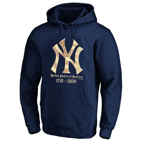 Men's Fanatics Navy New York Yankees USA 1776-2026 Big & Tall Hoodie