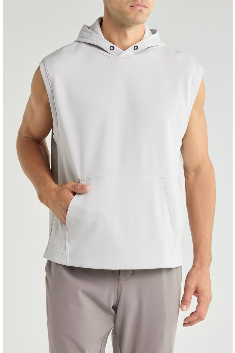 Range Sleeveless Hoodie, Main, color, SLEET GRAY
