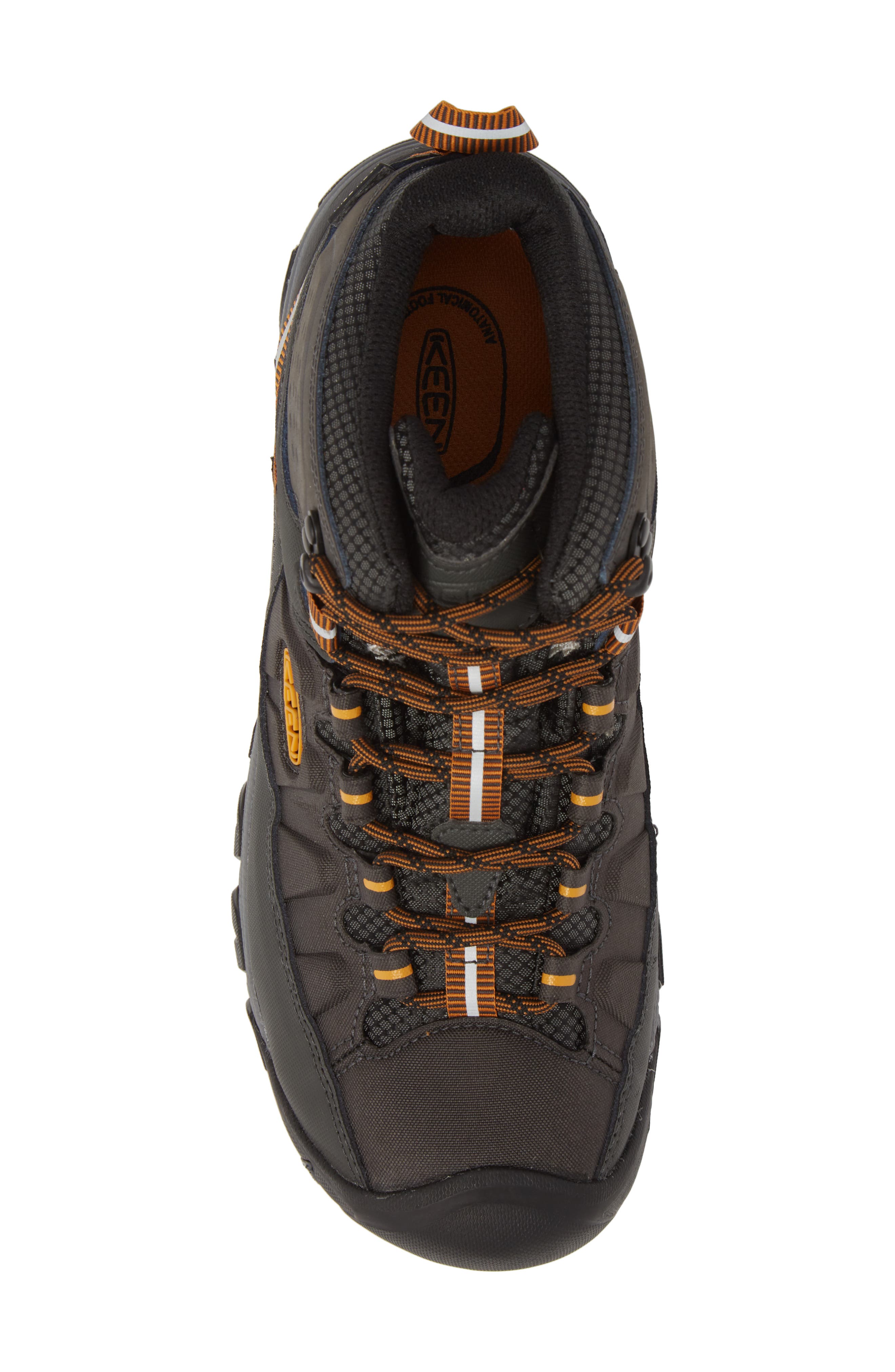 Targhee EXP Mid Waterproof Hiking Boot, Alternate, color, RAVEN/INCA GOLD