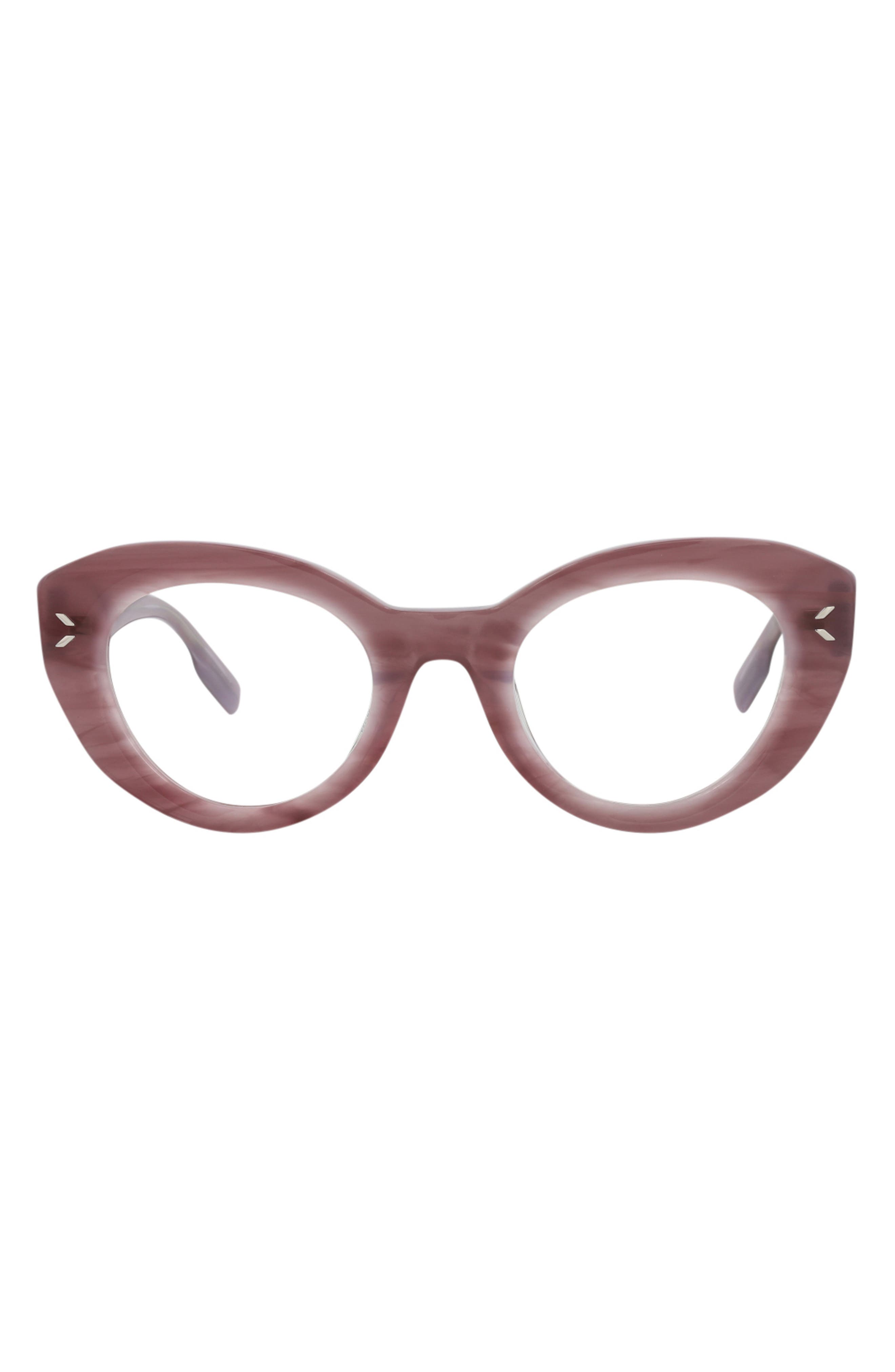 McQueen 48mm Cat Eye Optical Glasses