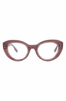McQueen 48mm Cat Eye Optical Glasses