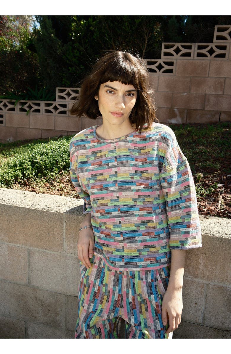 Ace & Jig Crew Neck Play Top, Alternate, color, Trivia