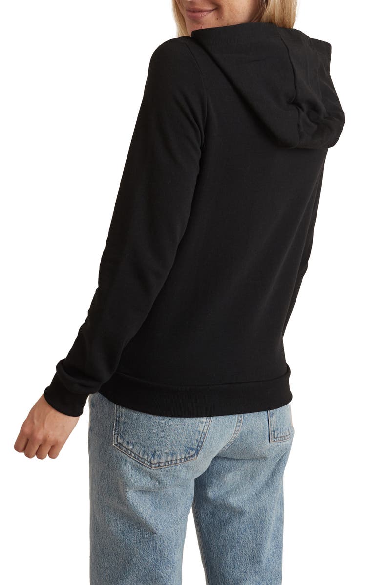 Marine Layer Sunset Hoodie, Alternate, color, Black