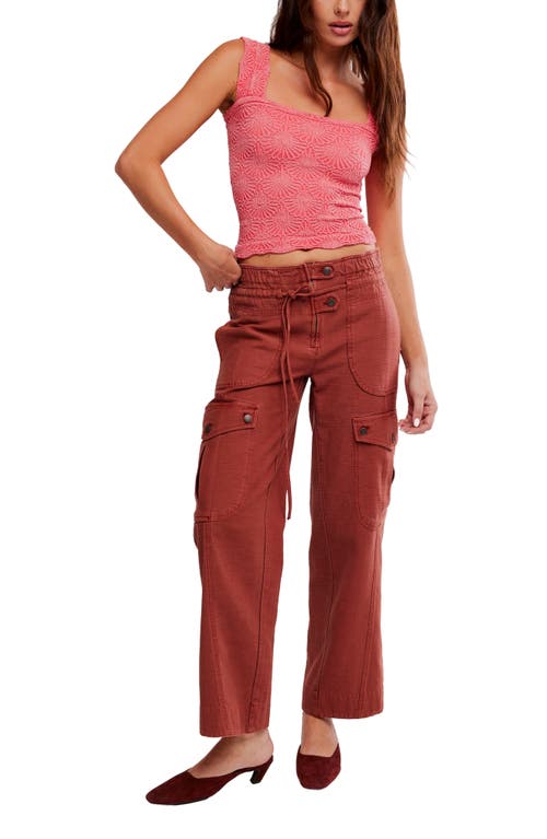 Free People Love Letter Floral Knit Camisole In Pink