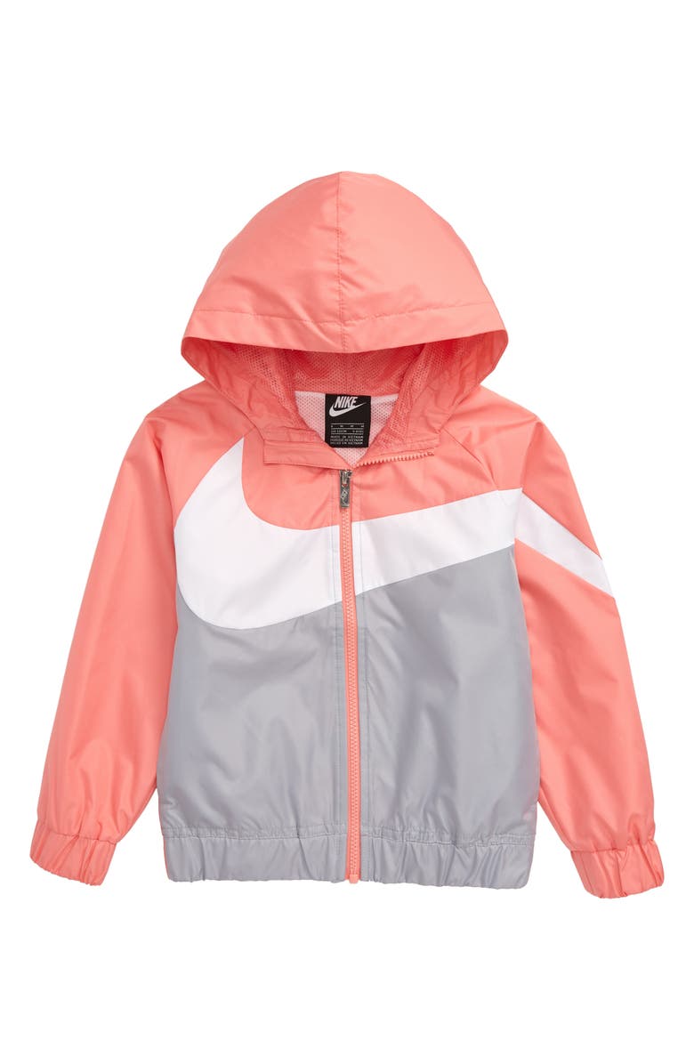 Nike Swoosh Windrunner Water Resistant Hooded Jacket, Main, color,