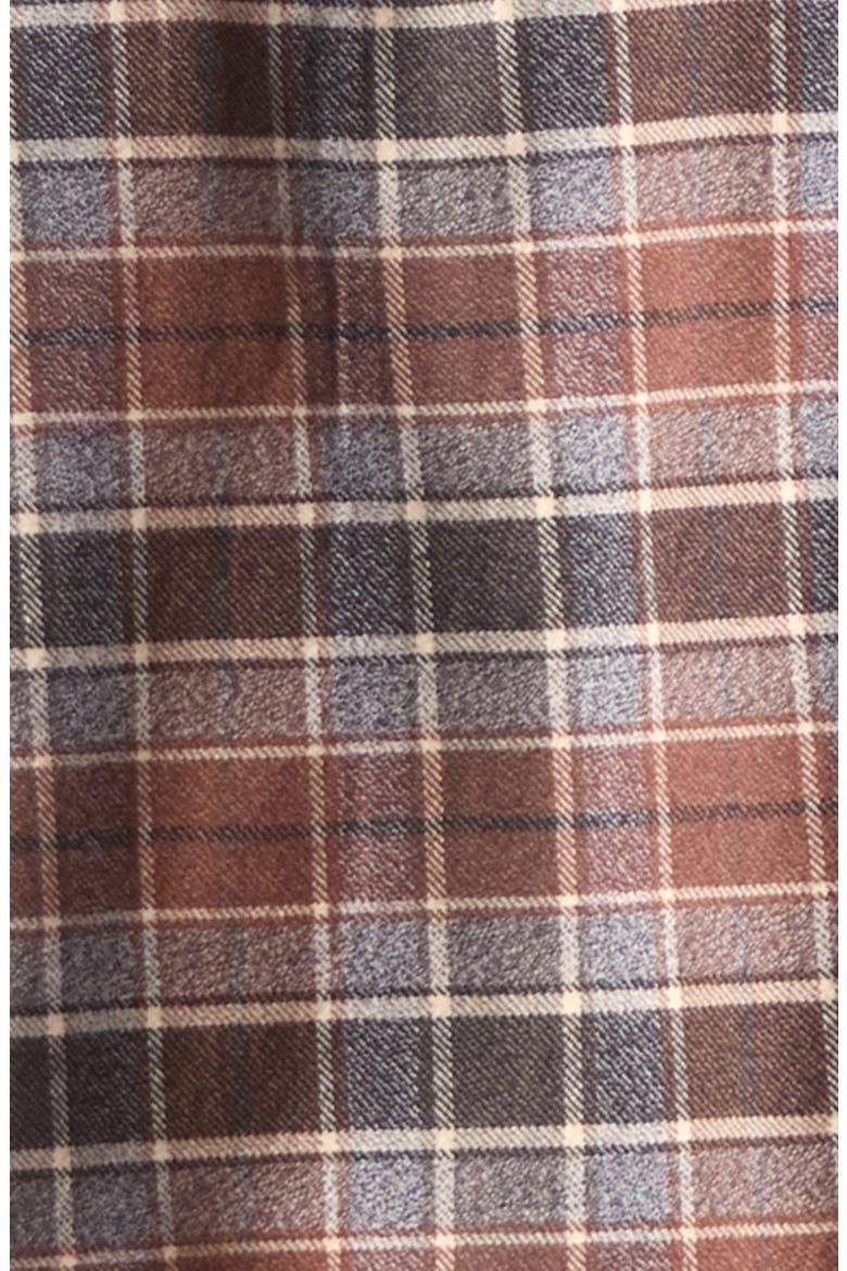 Louis Heavyweight Flannel Overshirt, Alternate, color, SPICED BRANDY