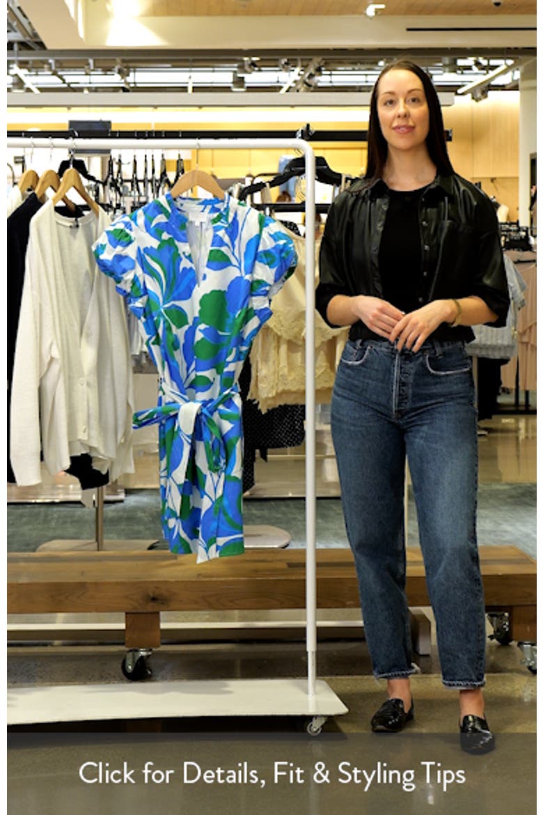 Pansie Floral Orela Shift Minidress video