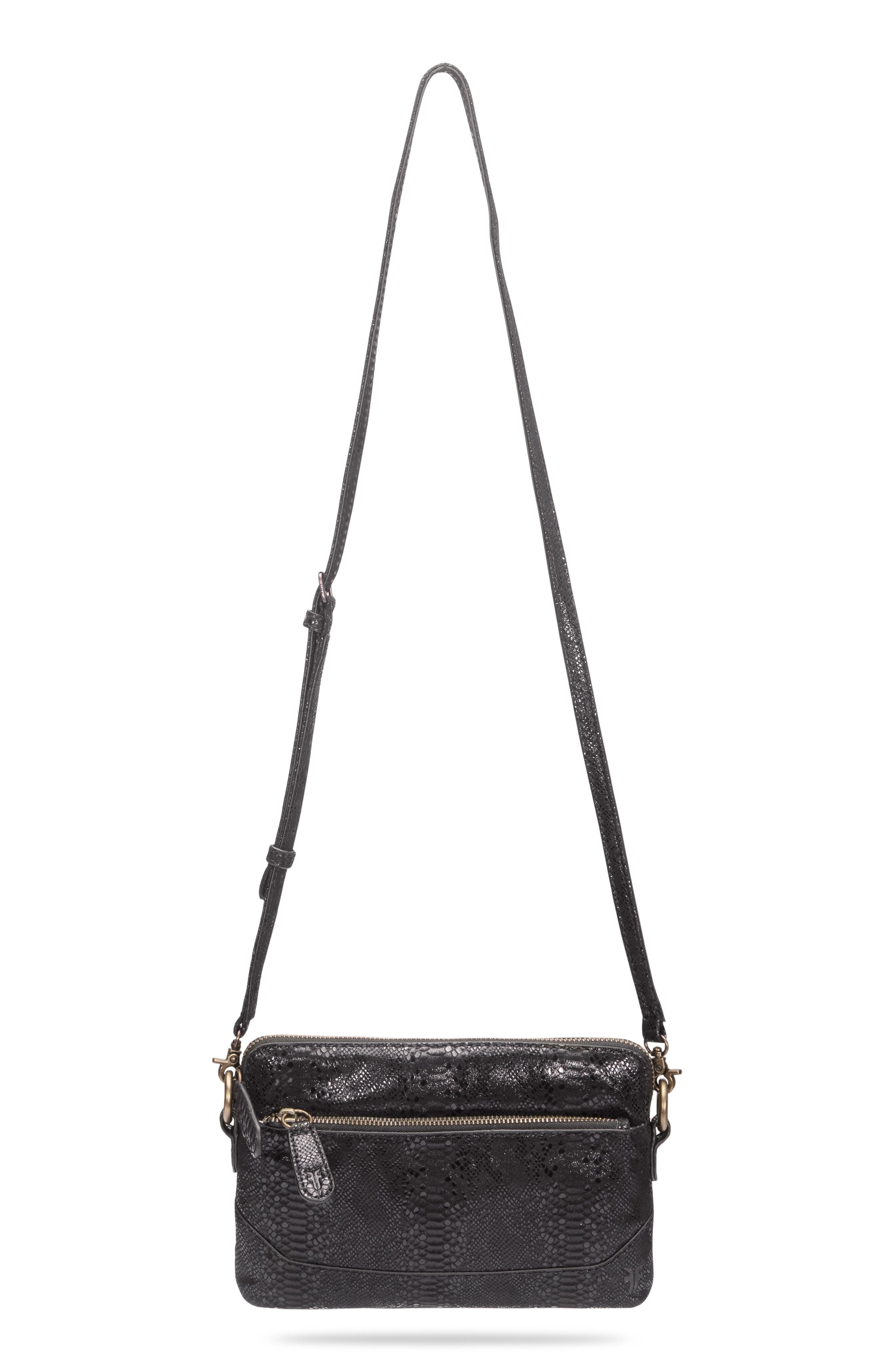 Frye Melissa Convertible Leather Wristlet, Main, color, 