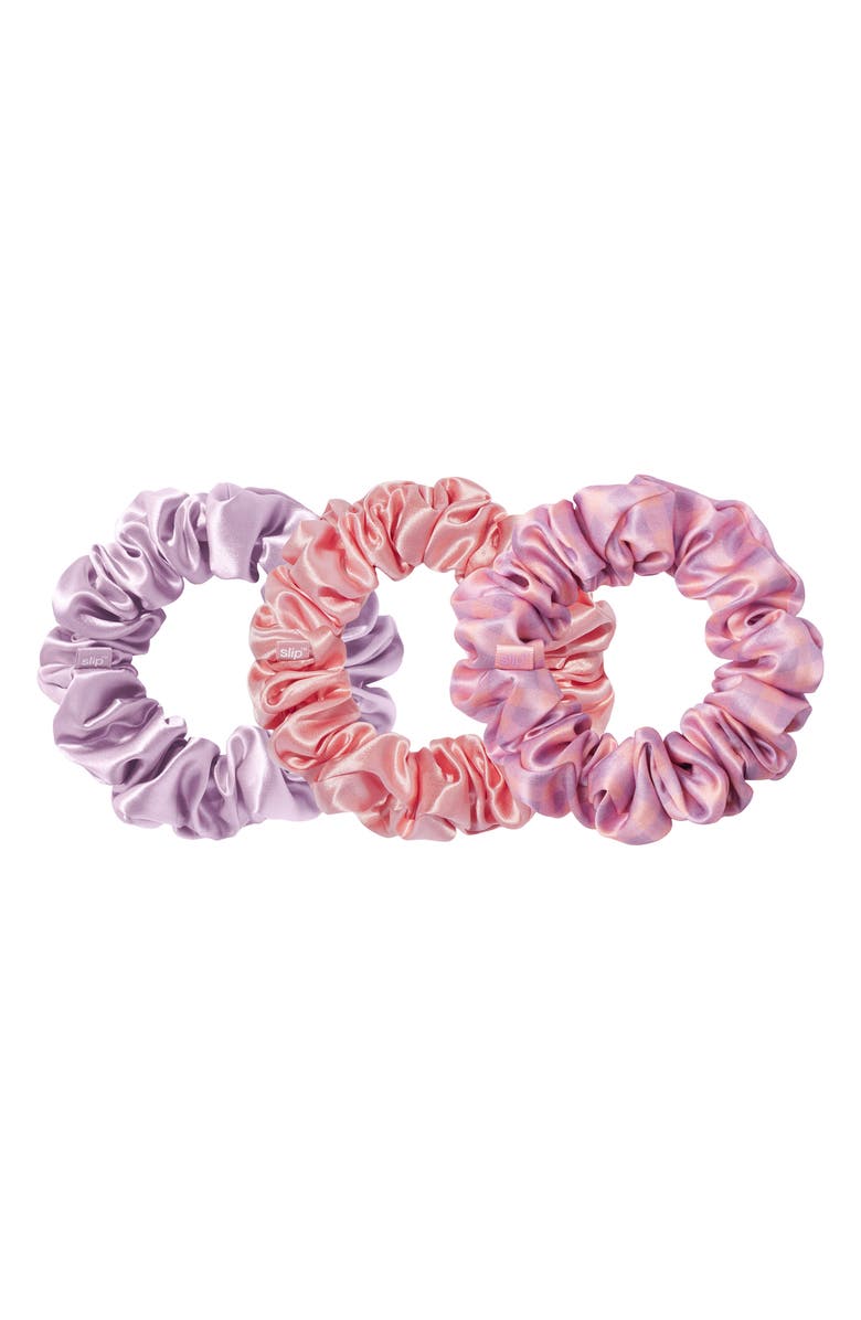 slip 3-Pack Large Silk Scrunchies, Main, color,