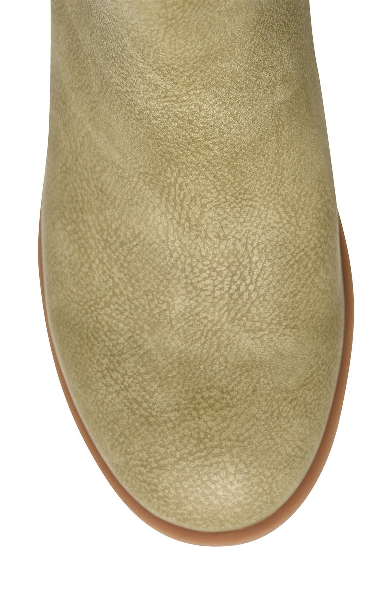 KORKS Elsie Lug Sole Bootie, Alternate, color, Green