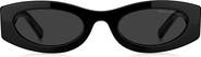 Marc Jacobs 51mm Oval Sunglasses